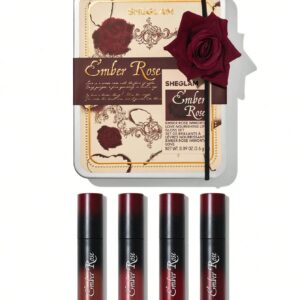 پک 4 عددی لیپ گلاس Ember Rose شیگلم