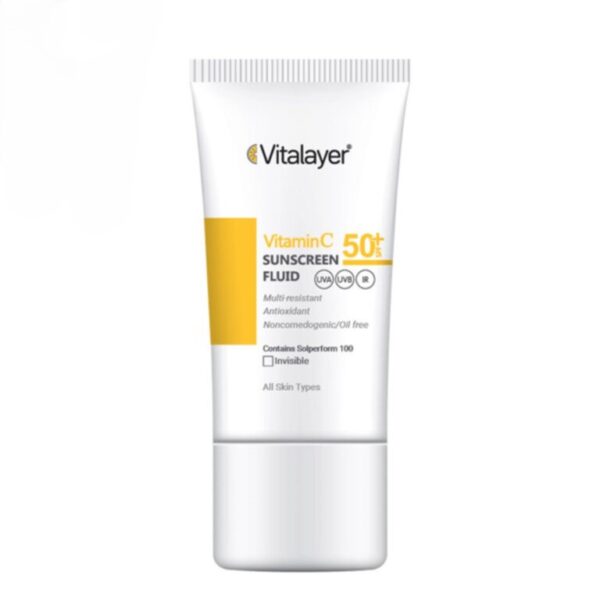 فلوئید ضدآفتاب ویتامین سی SPF 50 ویتالایر