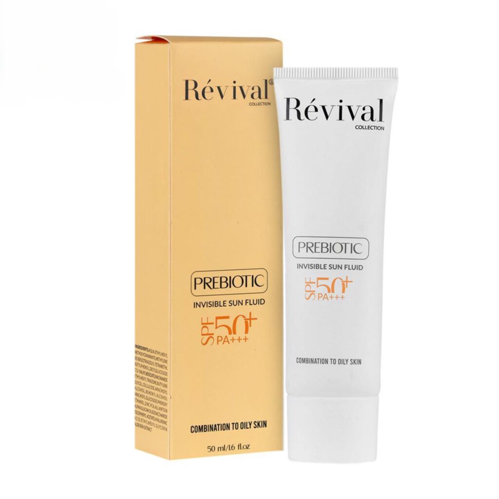 فلوئید ضدآفتاب پروبیوتیک SPF50 پوست چرب رویوال