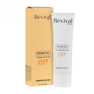 فلوئید ضدآفتاب پروبیوتیک SPF50 پوست چرب رویوال