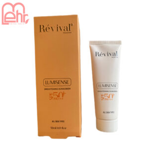 کرم ژل ضدآفتاب روشن کننده SPF50 لومیسنس رویوال