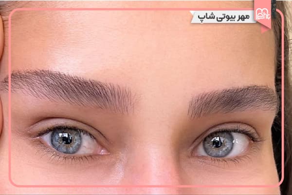 مدل ابروی دخترانه کم پشت