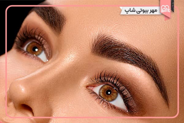 مدل ابروی دخترانه پهن
