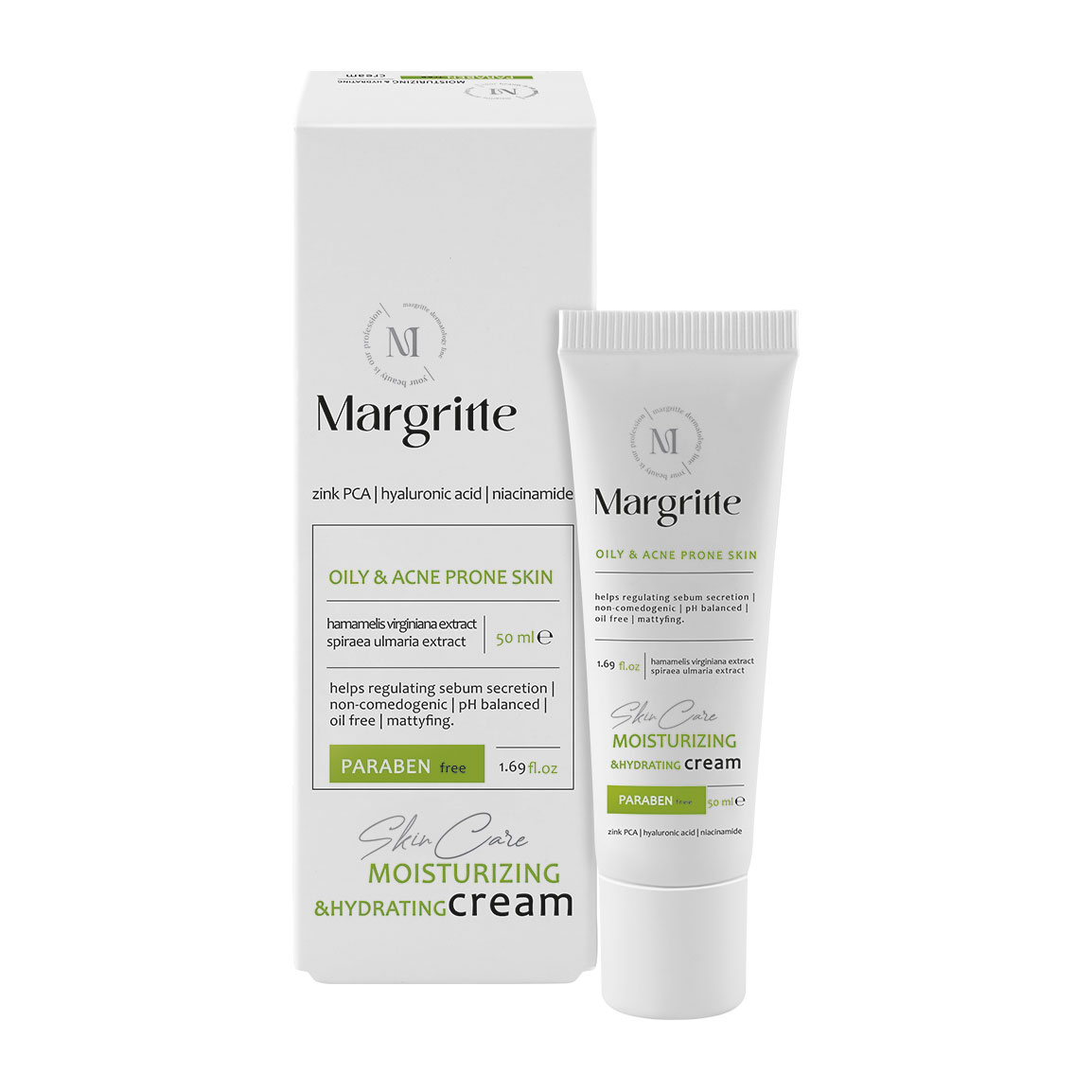 Marguerite Oil-Free Moisturizing Cream – For Oily & Combination Skin.1 کرم مرطوب کننده آبرسان پوست چرب مارگریت