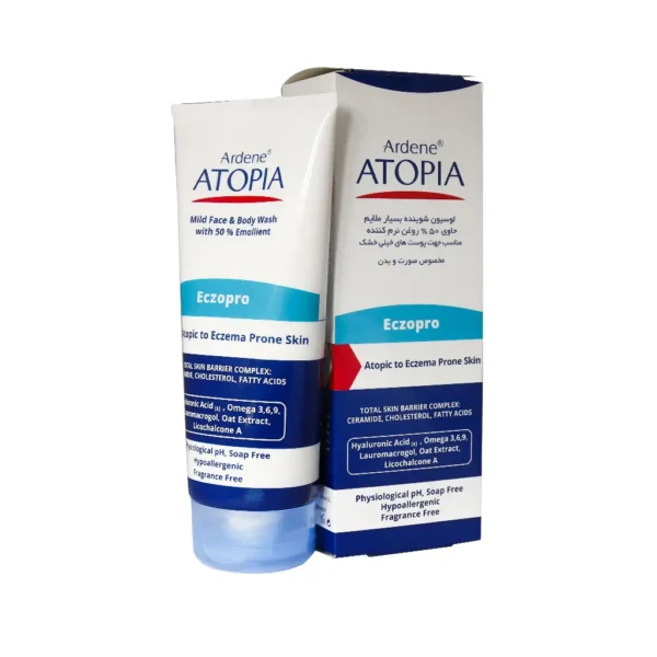 لوسیون شوینده %50 اوره صورت و بدن آردن آتوپیا