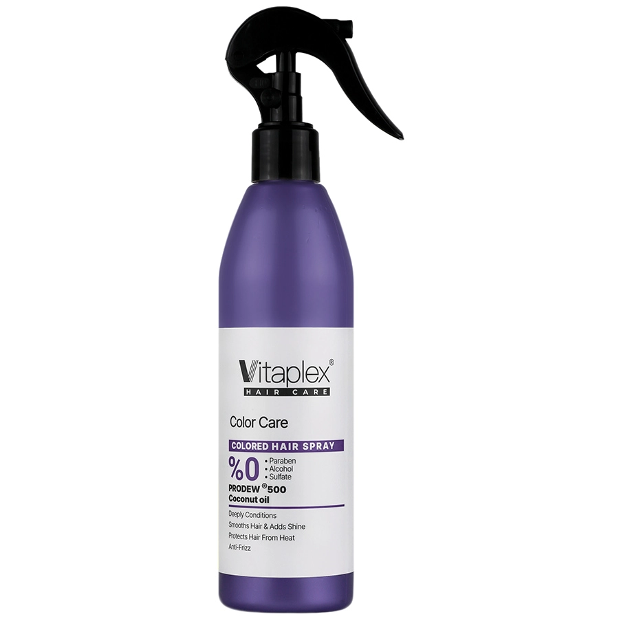vitaplex colored hair spray اسپری آبرسان و نرم کننده مو رنگ شده ویتاپلکس